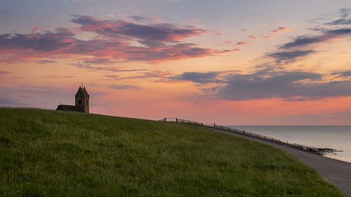 Zonsondergang in Wierum