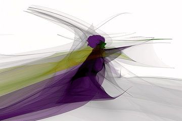Abstracte lijnencompositie van Art & Soul Creations