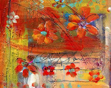 flowers journey 12 by Claudia Gründler
