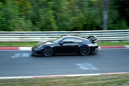 porsche 911 auf der rennstrecke