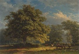 Gezicht in het Bentheimse bos, George Andries Roth