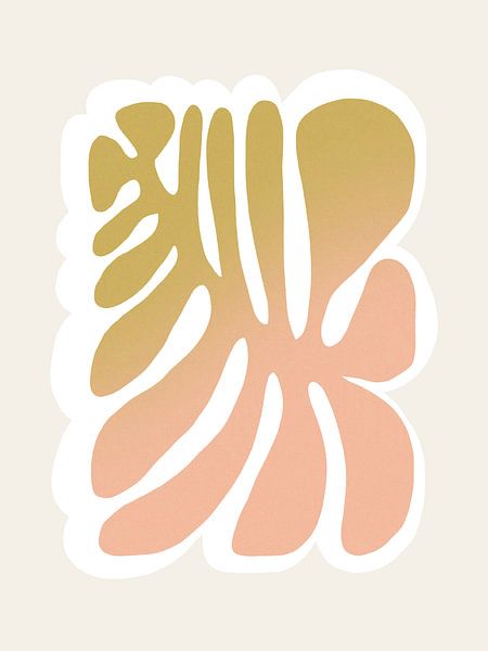 Bold Gradient Flower von Bohomadic Studio
