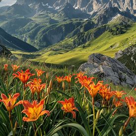 Sommerfrische in der Alpenwelt von fernlichtsicht