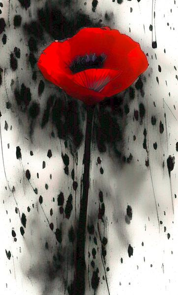 Dalmatinischer Mohn von Niek Traas