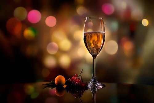Elegante drank met de nadruk op fruit