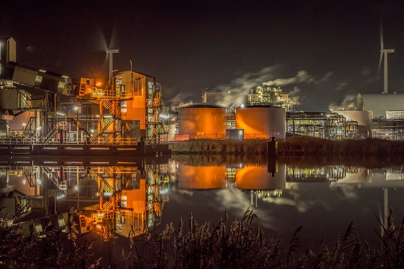 Industrial Evening by Reint van Wijk