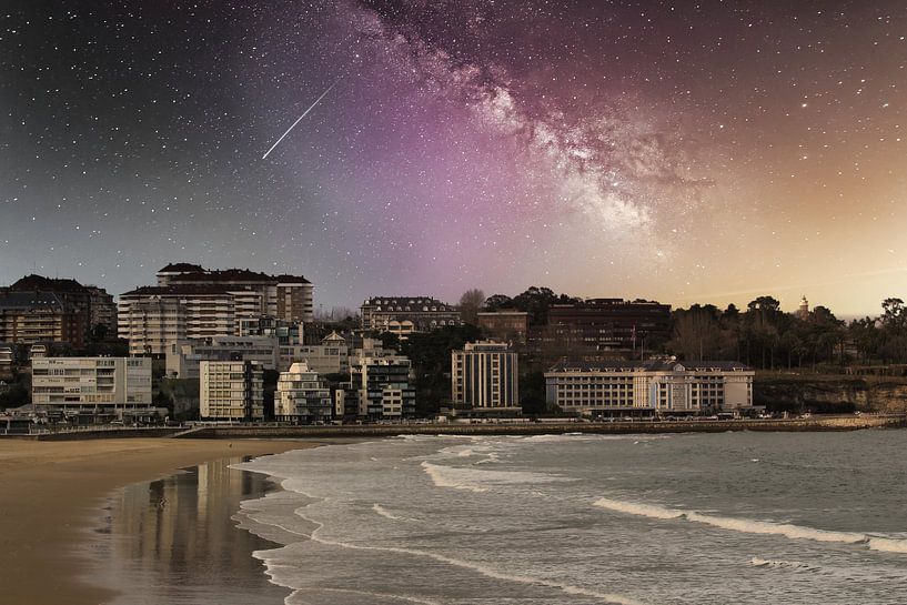 Santander Spain night full of stars van Faucon Alexis
