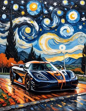 Koenigsegg Agera Sterrennacht van MIROKKU