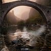 Brug dame, dubbele belichting portret van Dreamy Faces