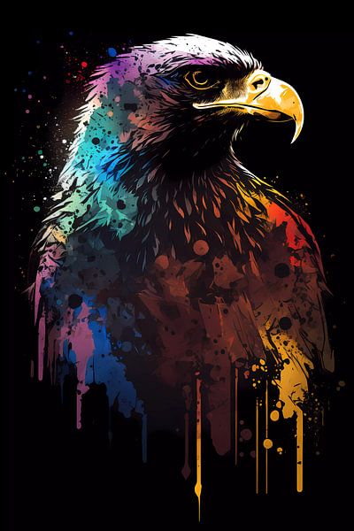 Bird of Prey of Colour by Spacetraveler
