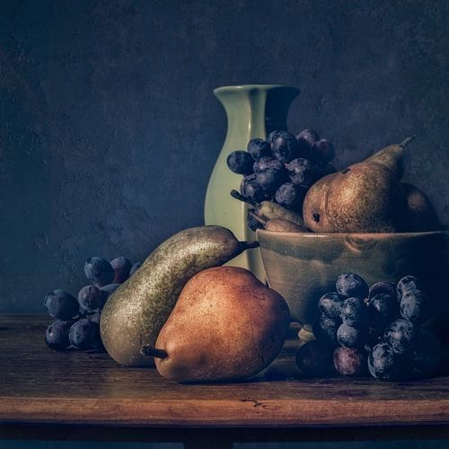 Nature morte Blue Mood sur Monique van Velzen