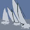 Sailboats three. by SydWyn Art