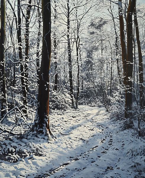 Winterlandschaft von fernlichtsicht