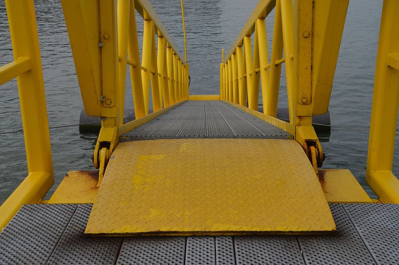Hafen von Rotterdam Pier von Marieke van der Hoek-Vijfvinkel