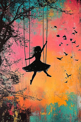 Se balancer dans la lumière du soir n°1