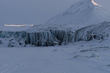 Paulabreen Gletscher auf Svalbard von Kai Müller