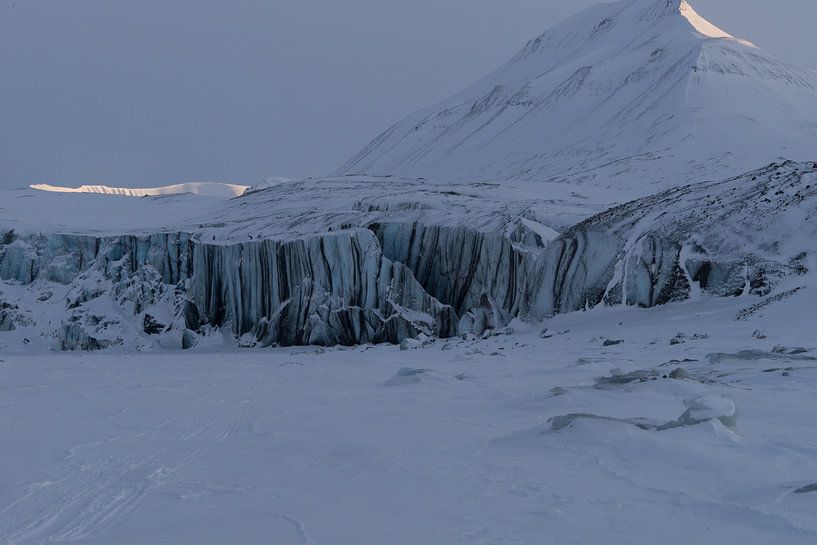 Le glacier Paulabreen sur le Svalbard par Kai Müller
