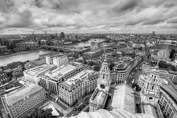 Uitzicht vanaf St. Paul's Cathedral op Londen