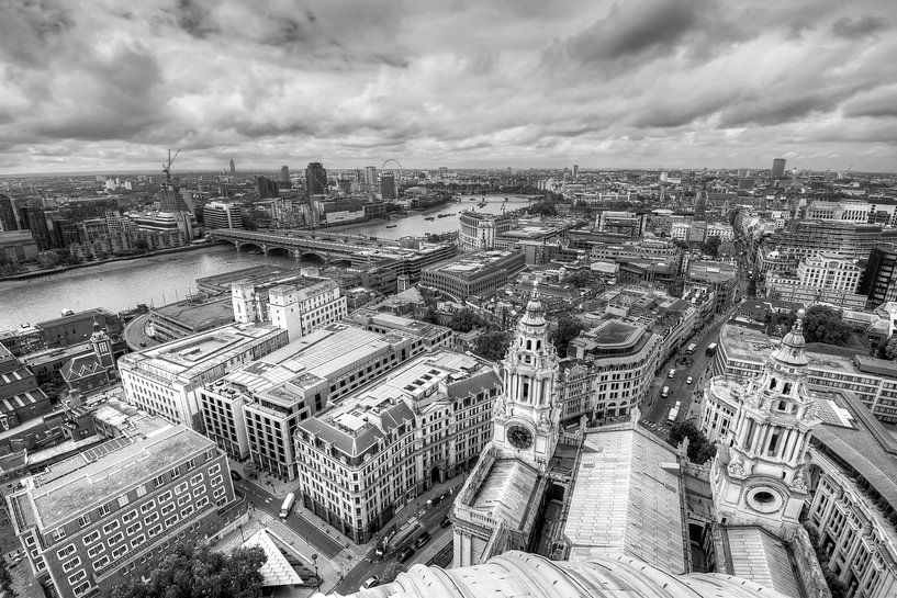 Blick von der St. Pauls Kathedrale auf London von Ben Töller