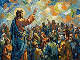 De goddelijke genezer: Jezus en de menigte