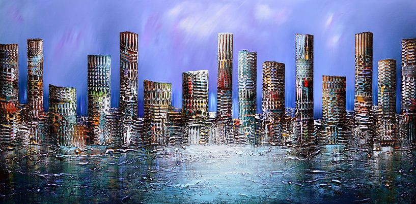 Blue City van Gena Theheartofart