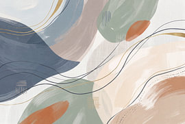 Abstract in pastel – Gentle movement