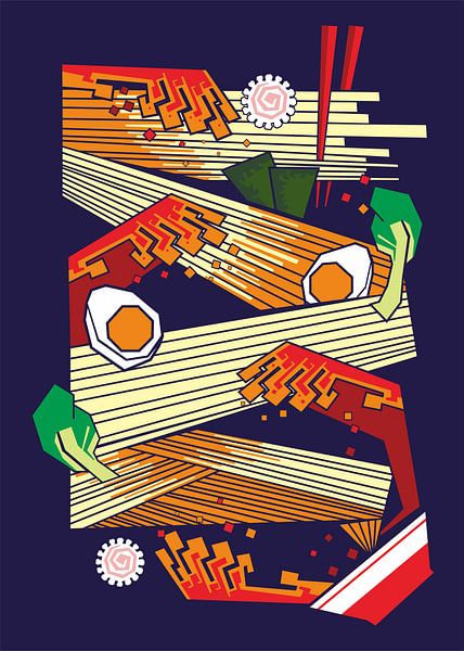 A SEA OF ANGULAR RAMEN by Taufan Heriyansyah