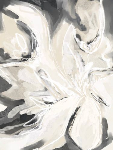 Modern Abstract Black White