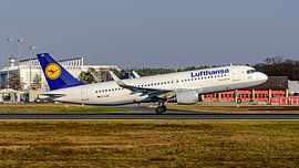 Lufthansa Airbus A320-200 passenger aircraft. by Jaap van den Berg