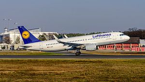Lufthansa Airbus A320-200 Passagierflugzeug.