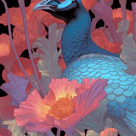 Poesie in Blau und Rot von Claudia Rotermund