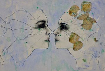 'A Kiss of Springtime' van Kim Rijntjes