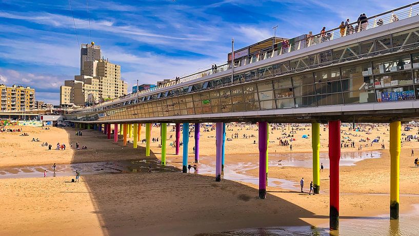 Pier van Scheveningen van Digital Art Nederland