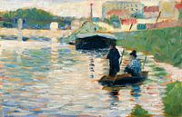 Seine (ca. 1882-1883) by Georges Seurat.