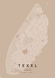 Lageplan von Texel von Stef van Campen