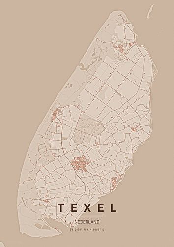Texel Plattegrond