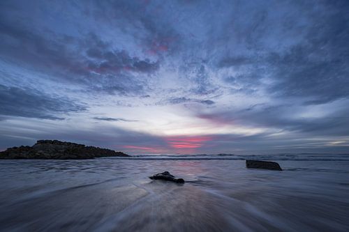 Coucher de soleil sur la côte française !