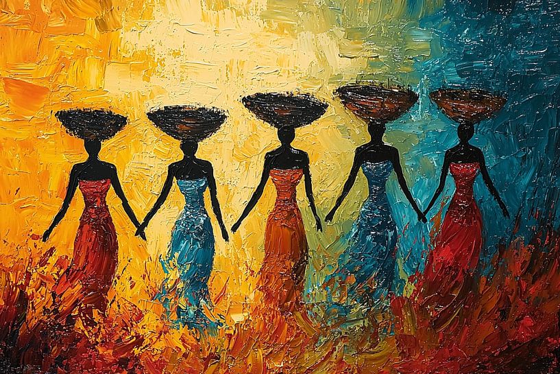 African traditional women by PixelPrestige