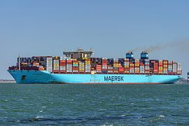 Container ship the Mogens Maersk. by Jaap van den Berg