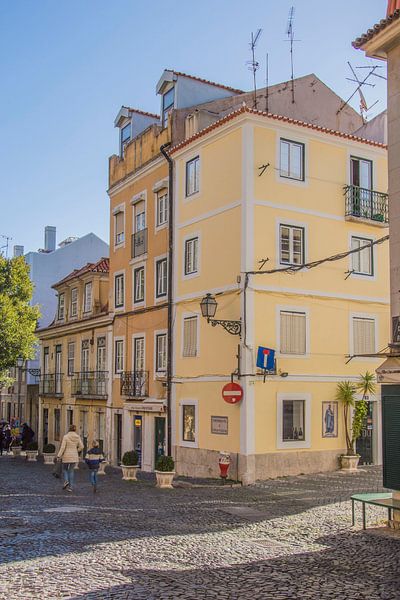 Gebouwen in Lissabon van Bianca Kramer