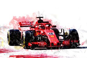 Charles Leclerc Ferrari von Theodor Decker