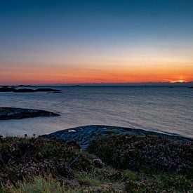 coucher de soleil sur l'Atlantique sur Bart Berendsen