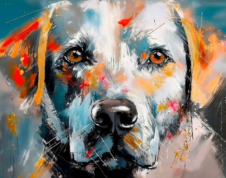 Labrador blonde by Marjolein Deelen