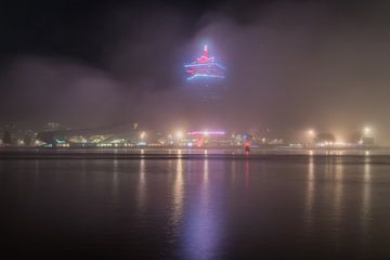 Nebel im dunklen Amsterdam - Teil 3: A'DAM Tower
