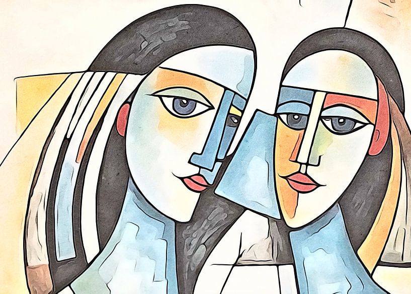 abstrakte Paare, Motiv 10 von zam art