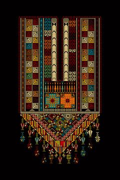 Tatreez Ornament Vorlage 67 von Richard Laschon