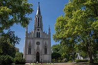 De St. Martin kerk in het kuuroord Bad Ems