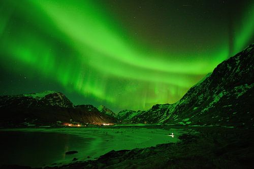 Aurores boréales Skagsanden