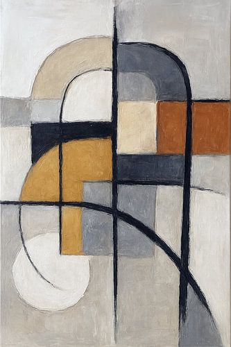 Abstract schilderij.