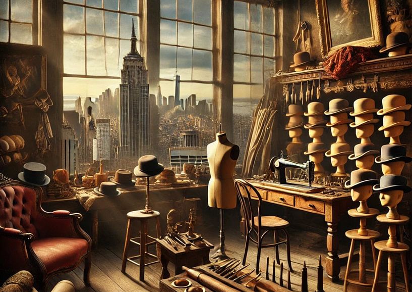 Hat workshop New York by Jaap Ros